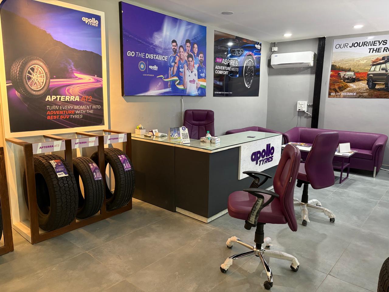 Apollo Tyre Zone Showroom